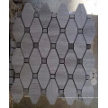 Azulejo de mosaico de Octagon Mosaico de piedra de mármol gris (HSM208)
